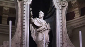 Statua San Pietro, Cattedrale Tempio Pausania