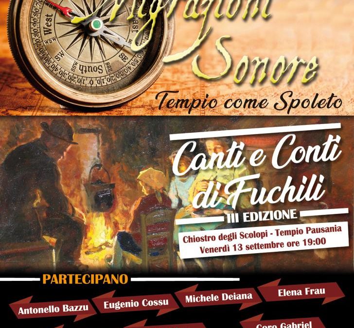 Canti e coro di fuchili – Migrazioni Sonore – 13/09/19 – Tempio Pausania