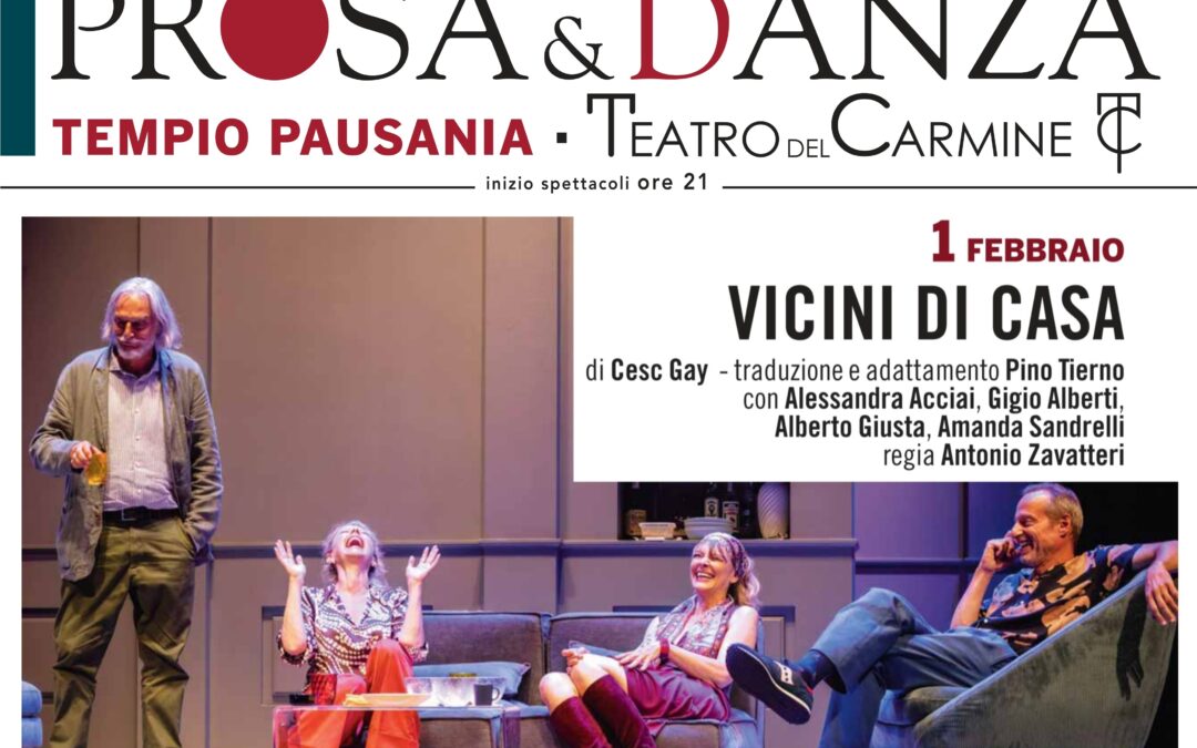Teatro del Carmine | Il 1° febbraio una riflessione sull’amore con grandi protagonisti