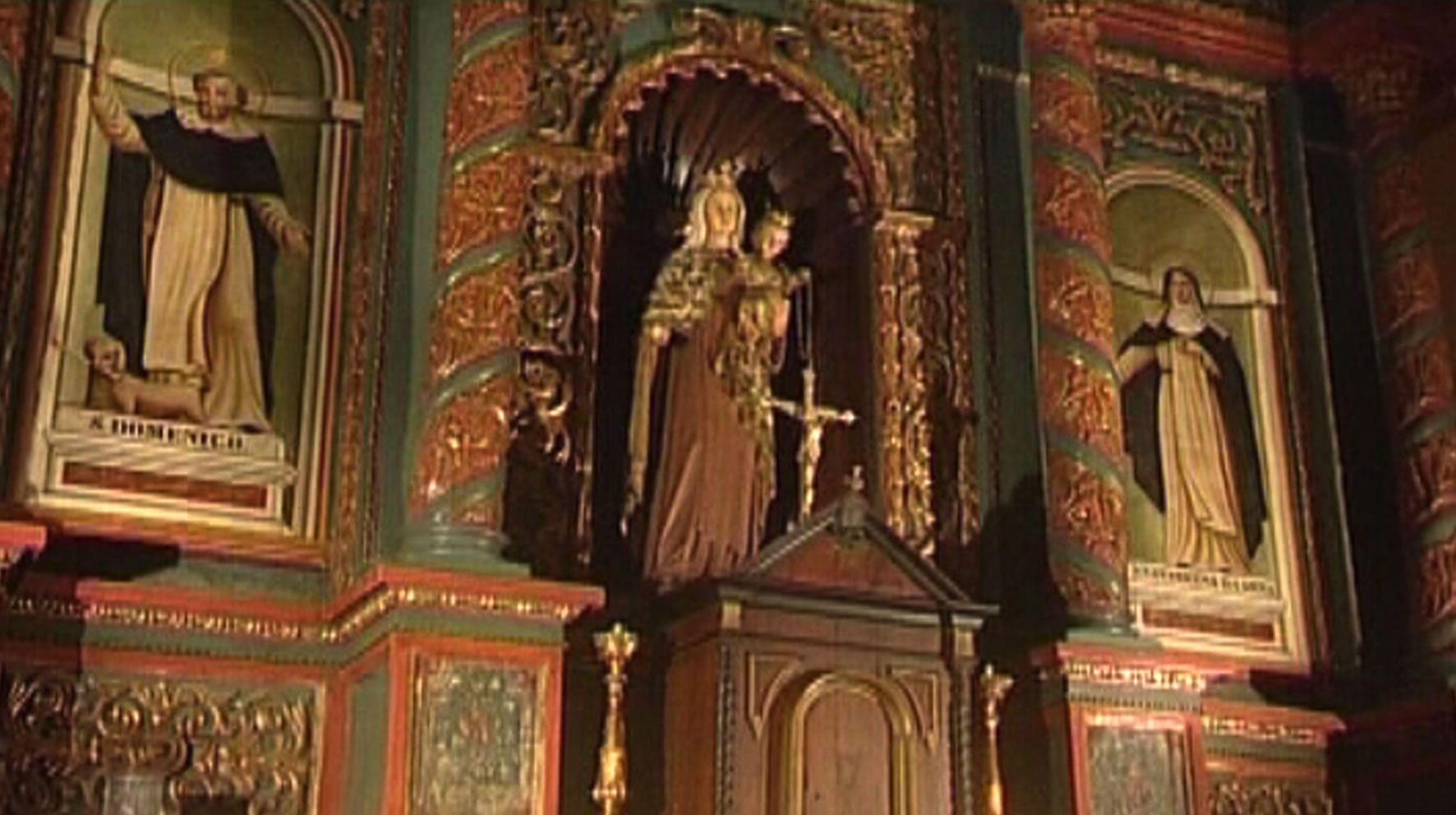 altare Oratorio del Rosario, Tempio Pausania