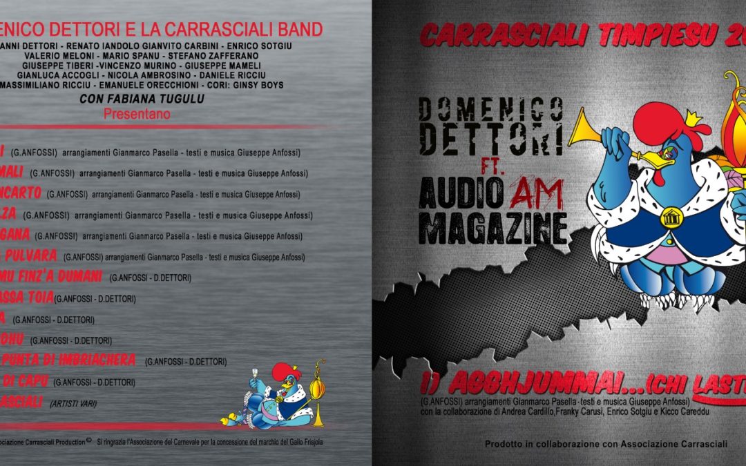 COMUNICATO STAMPA N. 1/2020 – Presentazione del nuovo brano musicale del Carnevale Tempiese 2020  “AGGHJUMMAI…(CHI LASTIMA)”
